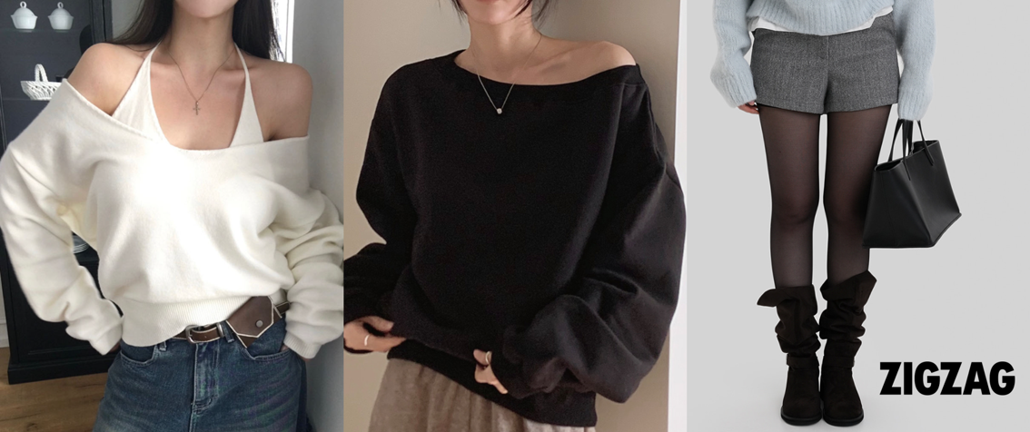 지그재그, 한겨울에도 ‘원숄더·오프숄더’ 아이템 각광 27-Image